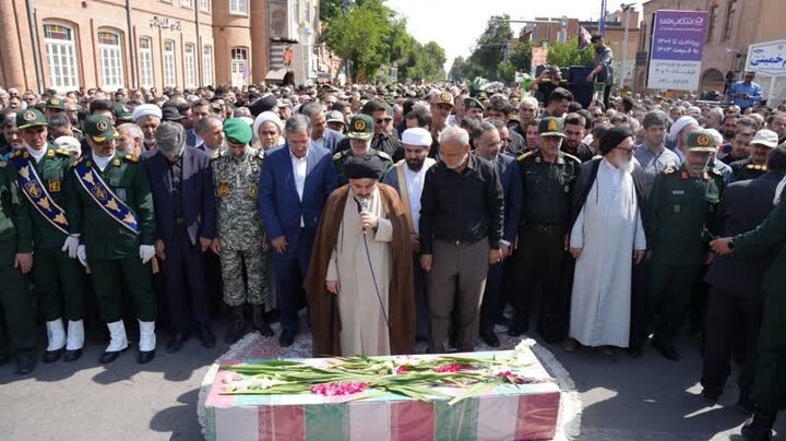 پیکر سردار شهید «جواد نارنجی» در ارومیه تشییع شد