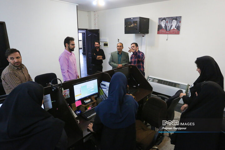 بازدید مدیرکل مدیریت بحران استانداری اصفهان از خبرگزاری ایمنا