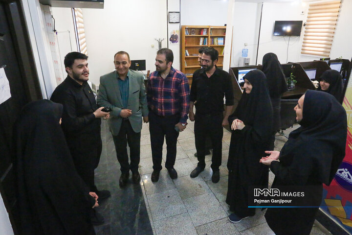 بازدید مدیرکل مدیریت بحران استانداری اصفهان از خبرگزاری ایمنا