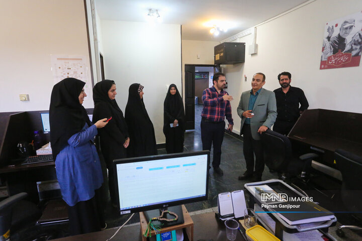 بازدید مدیرکل مدیریت بحران استانداری اصفهان از خبرگزاری ایمنا