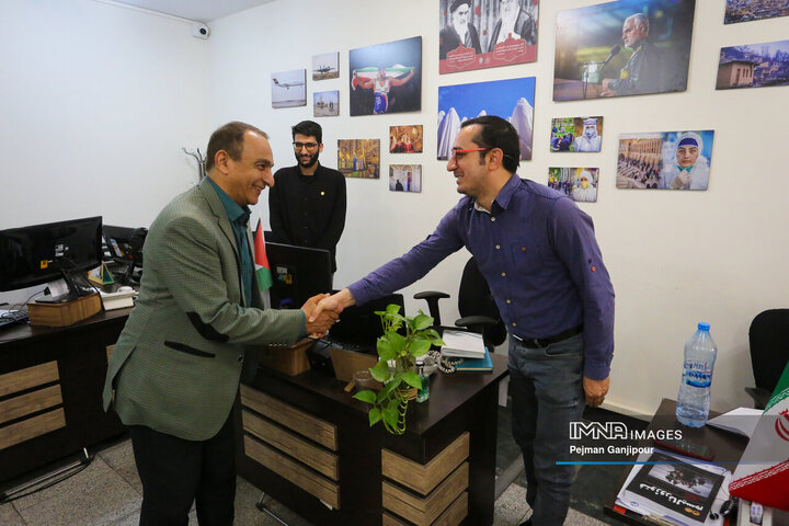 بازدید مدیرکل مدیریت بحران استانداری اصفهان از خبرگزاری ایمنا