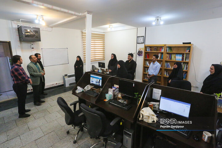 بازدید مدیرکل مدیریت بحران استانداری اصفهان از خبرگزاری ایمنا