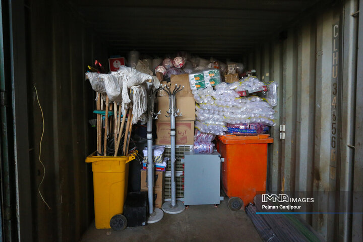 ارسال تجهیزات موکب شهرداری اصفهان به مرز چذابه و کربلا