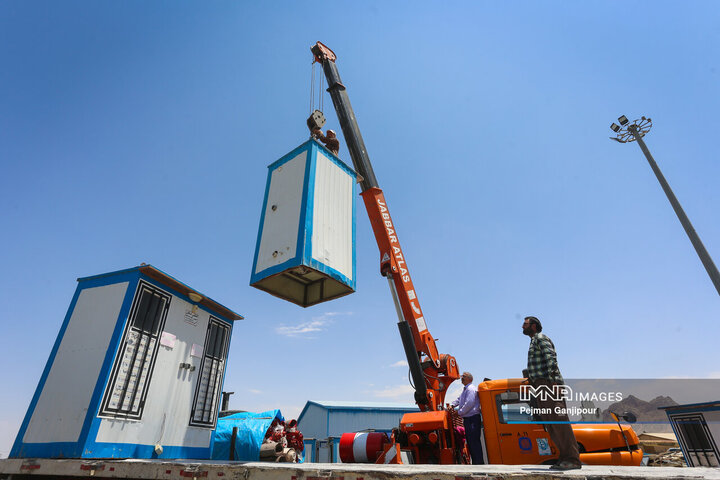 ارسال تجهیزات موکب شهرداری اصفهان به مرز چذابه و کربلا