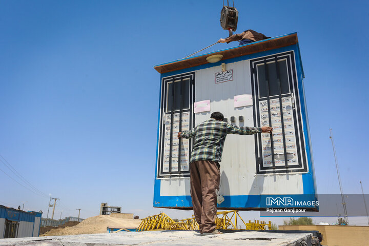 ارسال تجهیزات موکب شهرداری اصفهان به مرز چذابه و کربلا