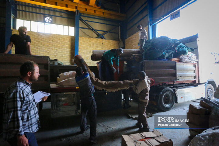 ارسال تجهیزات موکب شهرداری اصفهان به مرز چذابه و کربلا