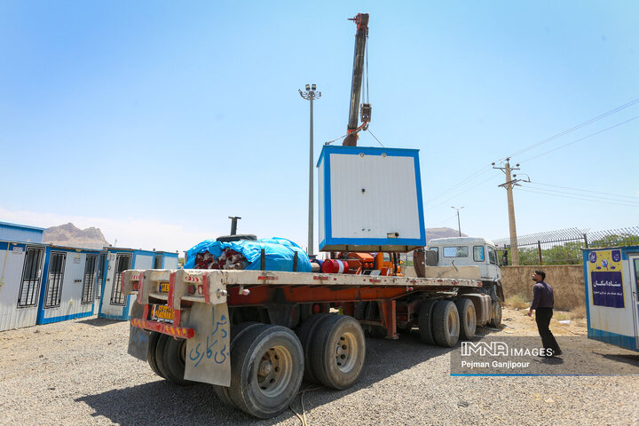 ارسال تجهیزات موکب شهرداری اصفهان به مرز چذابه و کربلا