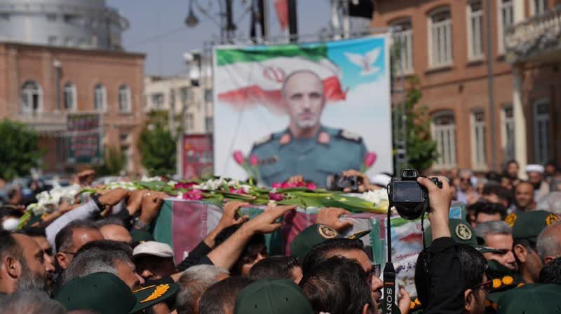 پیکر سردار شهید «جواد نارنجی» در ارومیه تشییع شد