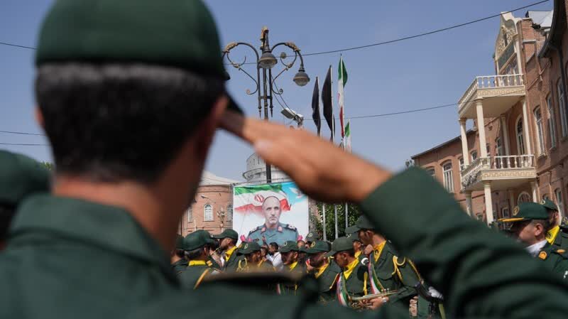 پیکر سردار شهید «جواد نارنجی» در ارومیه تشییع شد