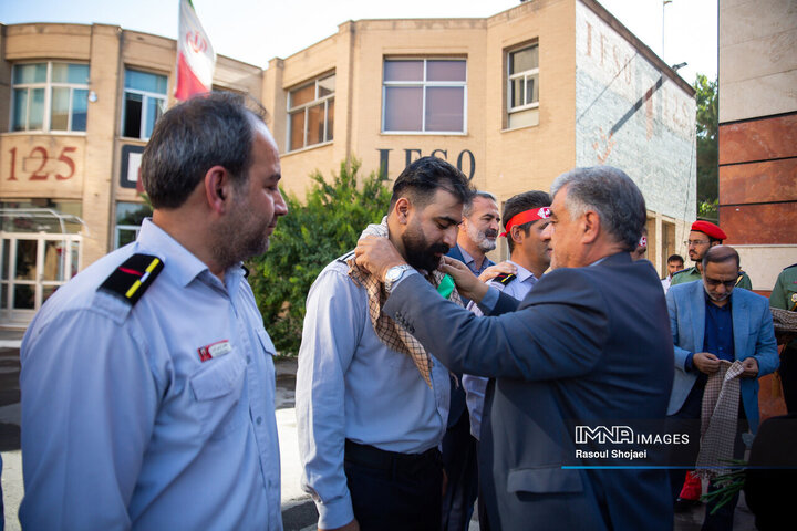 اعزام آتش‌نشانان اصفهانی به کربلا