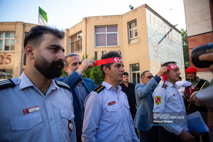 اعزام آتش‌نشانان اصفهانی به کربلا