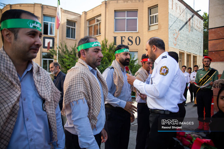 اعزام آتش‌نشانان اصفهانی به کربلا