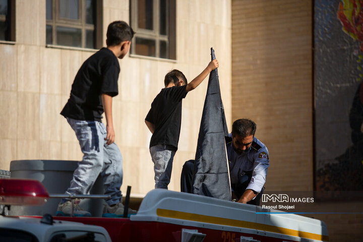 اعزام آتش‌نشانان اصفهانی به کربلا