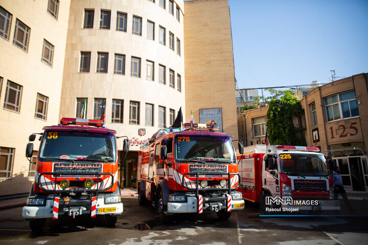 اعزام آتش‌نشانان اصفهانی به کربلا