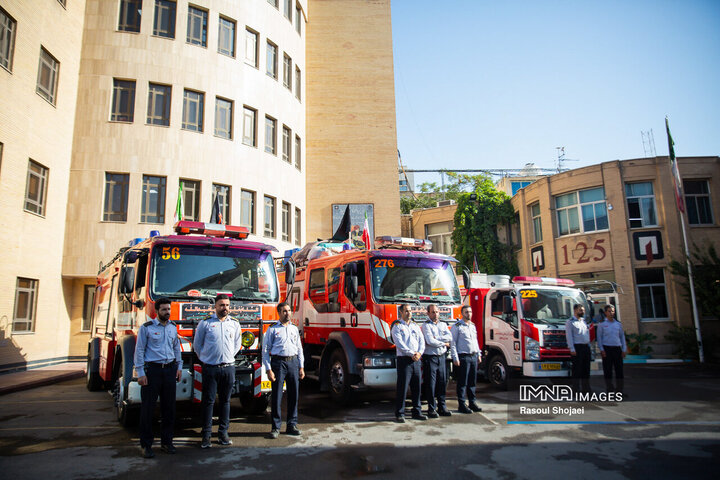 اعزام آتش‌نشانان اصفهانی به کربلا