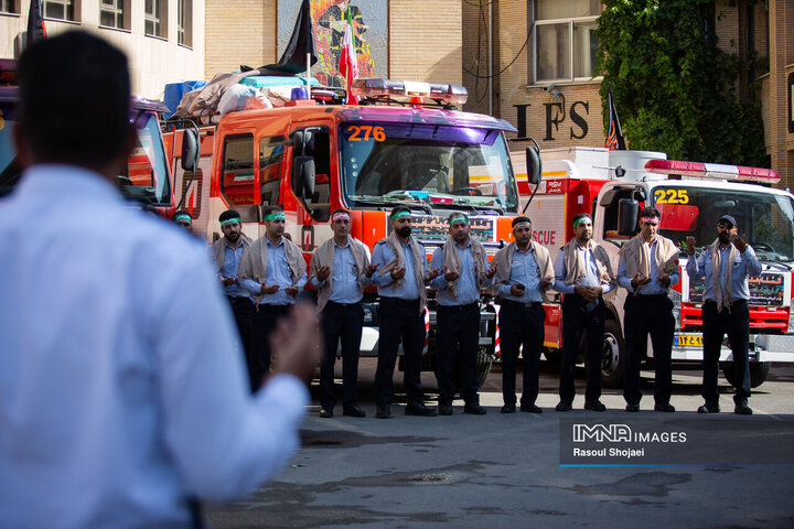 اعزام آتش‌نشانان اصفهانی به کربلا