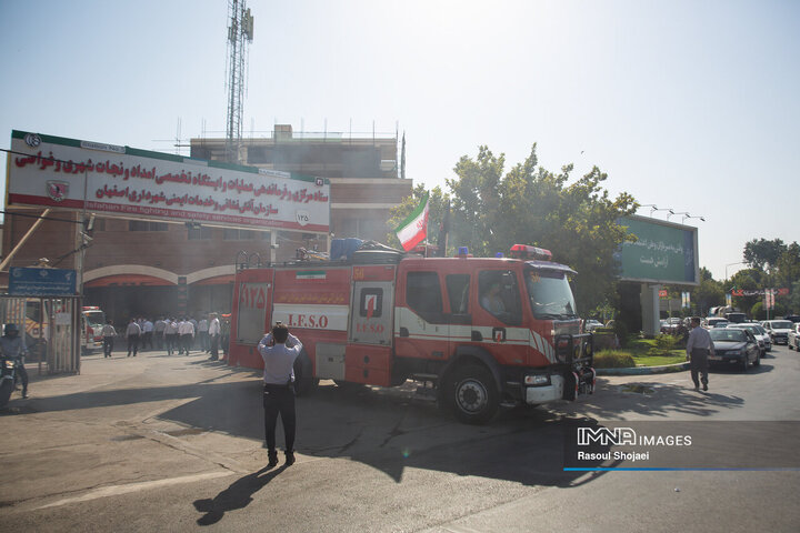 اعزام آتش‌نشانان اصفهانی به کربلا