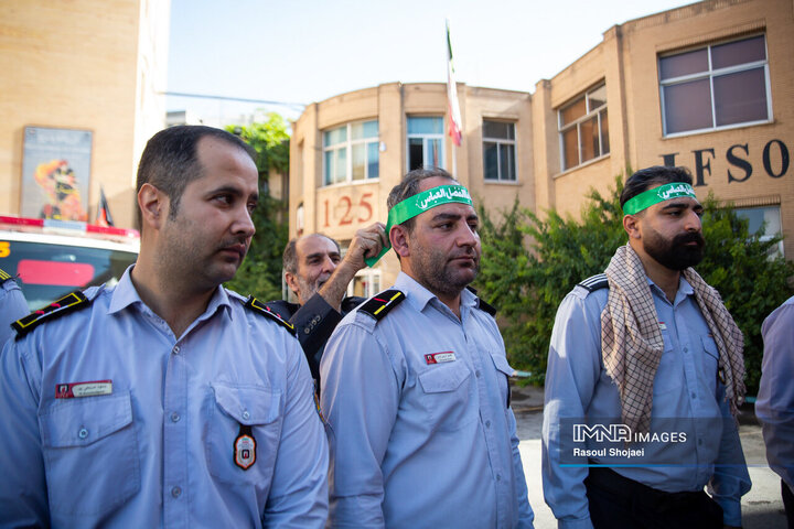 اعزام آتش‌نشانان اصفهانی به کربلا