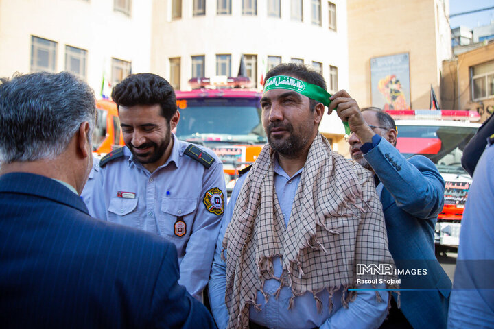 اعزام آتش‌نشانان اصفهانی به کربلا