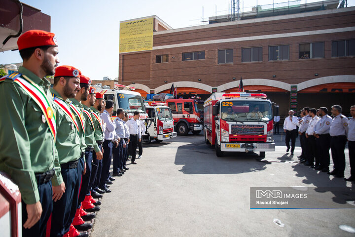 اعزام آتش‌نشانان اصفهانی به کربلا