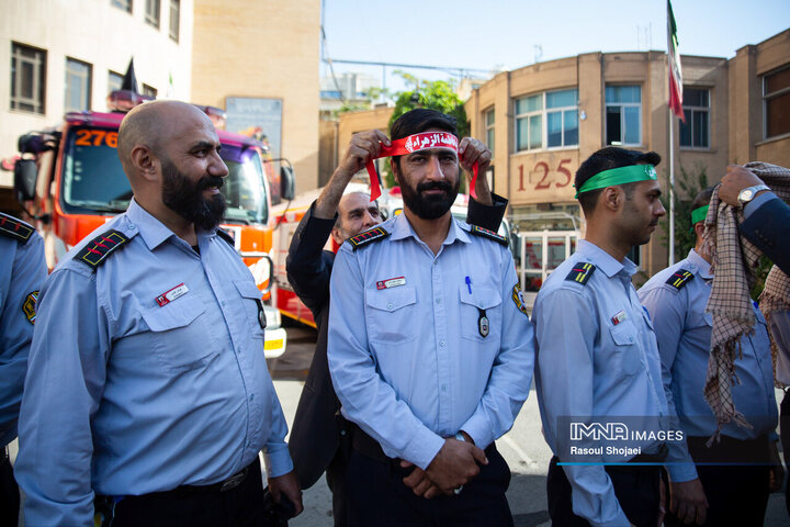اعزام آتش‌نشانان اصفهانی به کربلا