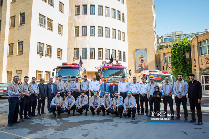 اعزام آتش‌نشانان اصفهانی به کربلا