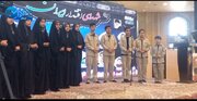 فیلم| اجرای سرود «ای ایران» در مراسم اربعین شهدای اقتدار