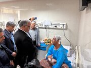 عیادت استاندار سیستان و بلوچستان از مجروحان حادثه دادگستری زاهدان