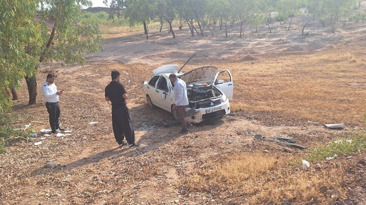 خواب‌آلودگی و خستگی، علت واژگونی مرگبار در محور قصرشیرین