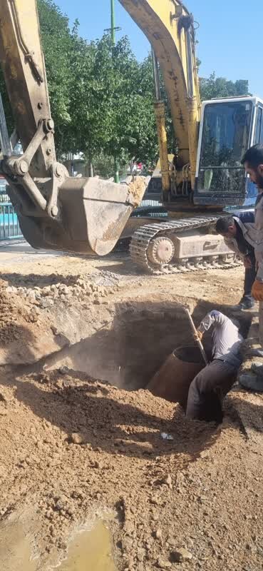 تعویض ۷ متر خط لوله فرسوده فاضلاب در بزرگمهر/ ۴۴ کیلومتر فرسودگی شبکه در اولویت است