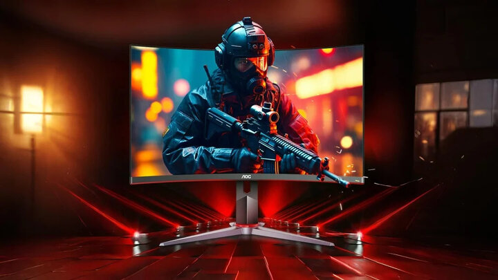 مانیتور گیمینگ خمیده جدید AOC چه قابلیت‌هایی دارد؟