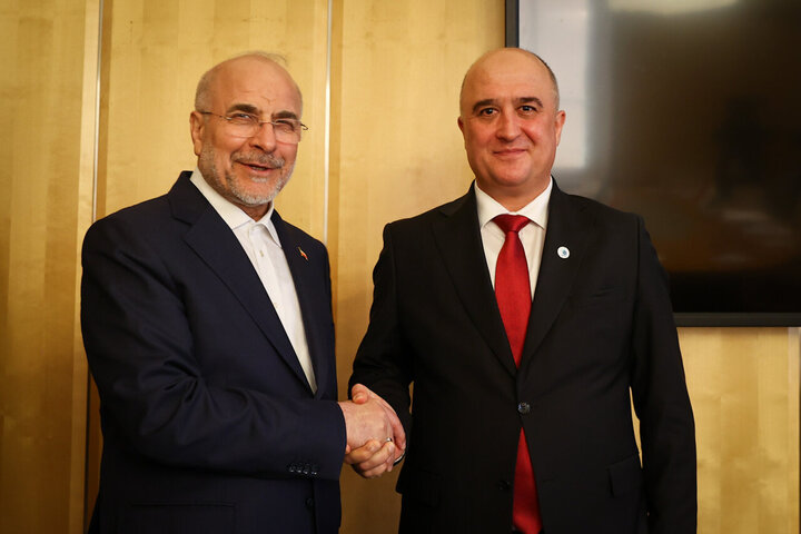 قالیباف با رئیس مجلس نمایندگان تاجیکستان دیدار کرد