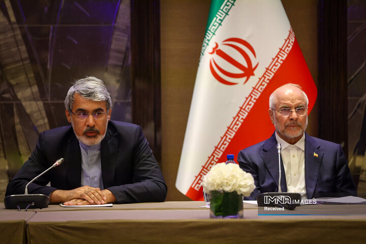 نشست صمیمی رئیس مجلس با ایرانیان خارج از کشور در ژنو