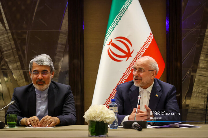 نشست صمیمی رئیس مجلس با ایرانیان خارج از کشور در ژنو