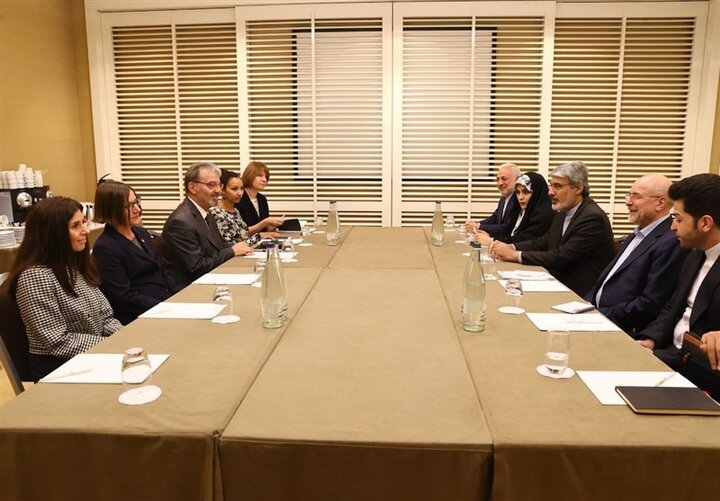 دیدار قالیباف با رئیس کمیته بین‌المللی صلیب سرخ جهانی