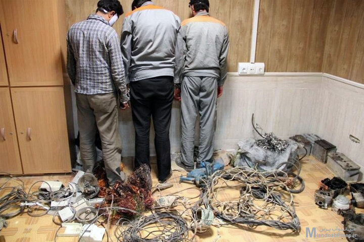 دستگیری ۱۳۷ سارق تجهیزات برق در قزوین در یک سال اخیر