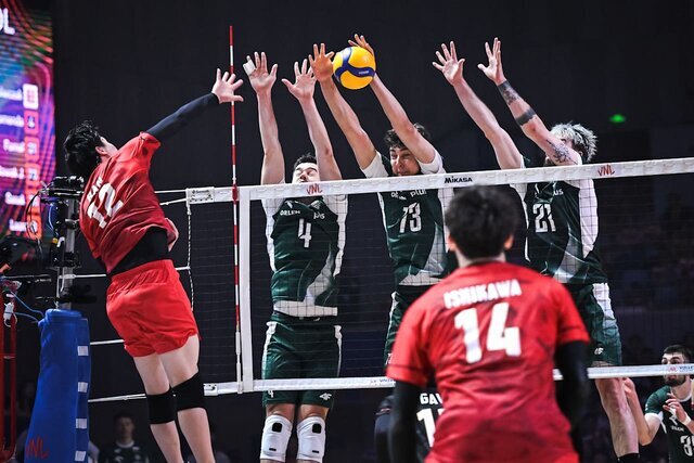 لیگ ملت‌های والیبال ۲۰۲۵؛ شکست ژاپن برابر لهستان