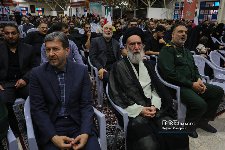 مراسم اربعین شهدای اقتدار ایران در اصفهان