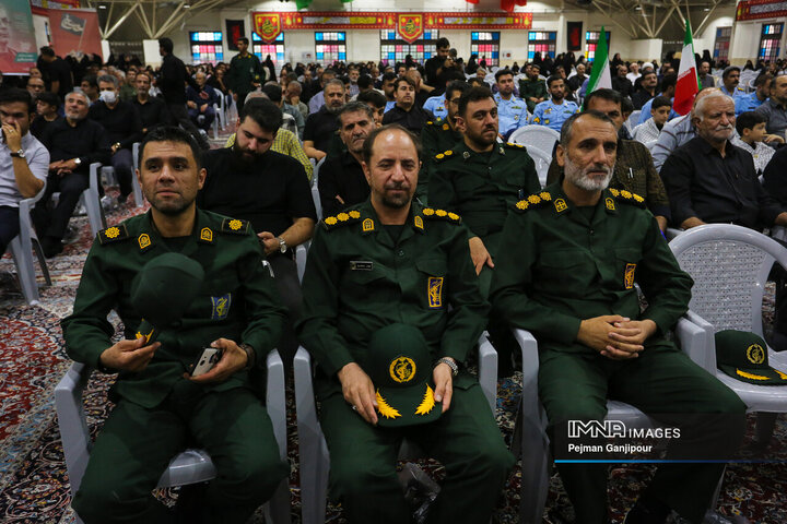 مراسم اربعین شهدای اقتدار ایران در اصفهان