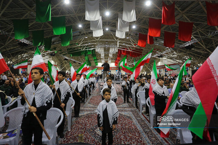 مراسم اربعین شهدای اقتدار ایران در اصفهان