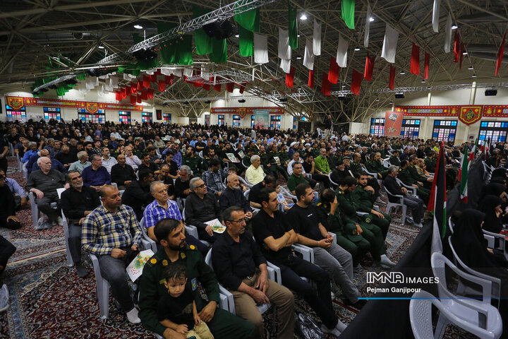 مراسم اربعین شهدای اقتدار ایران در اصفهان