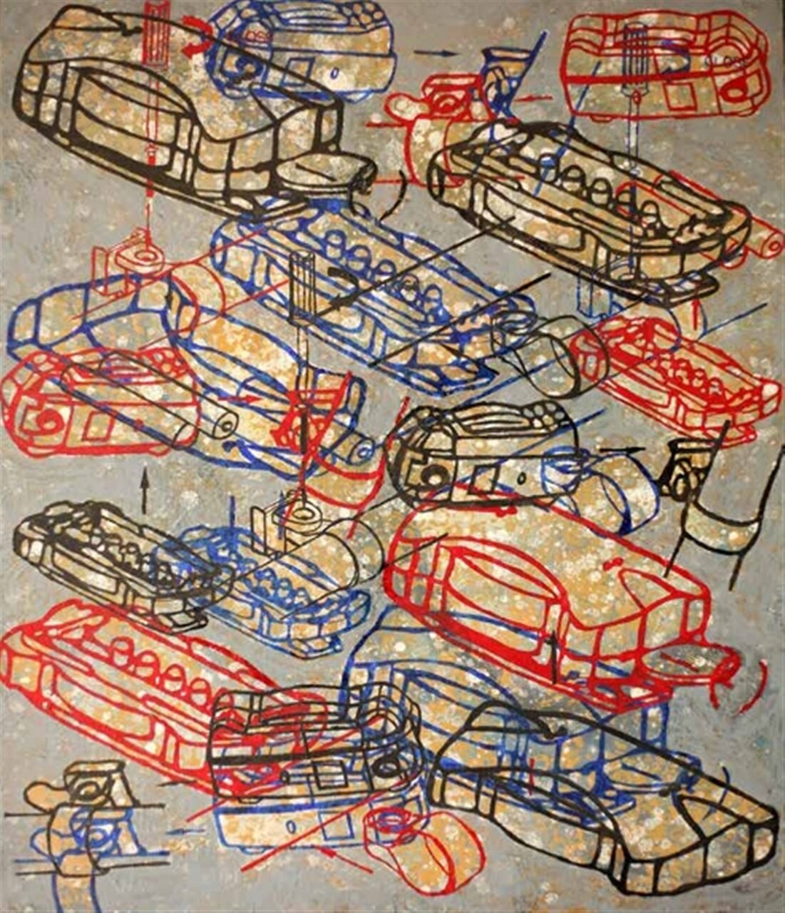 تصاویر ذهن گیجِ انسان از خیابانهای تهران در گالری سیحون به نمایش درآمد