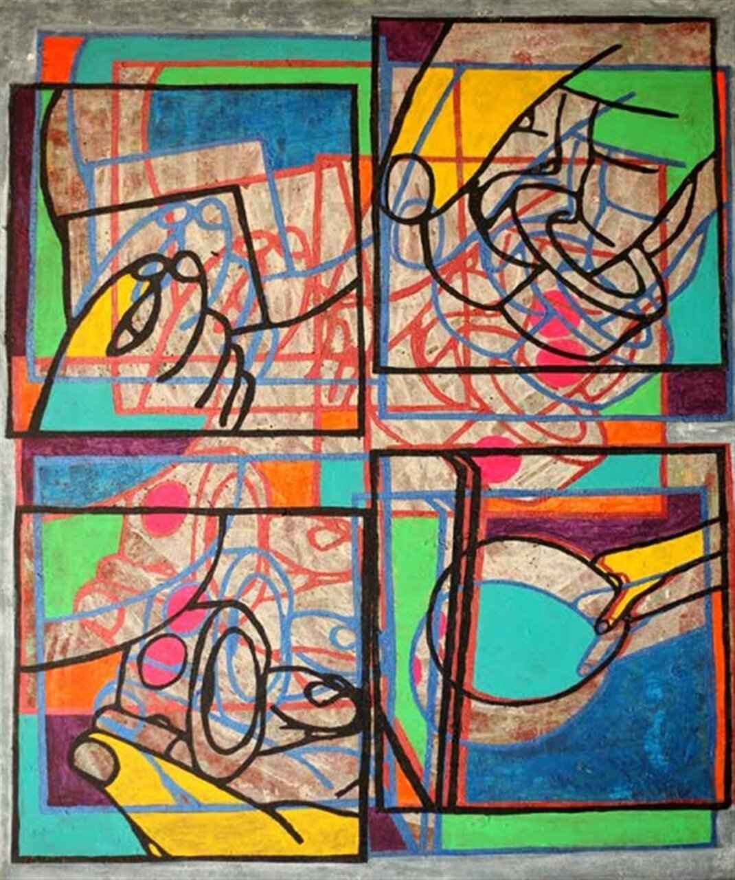 تصاویر ذهن گیجِ انسان از خیابانهای تهران در گالری سیحون به نمایش درآمد