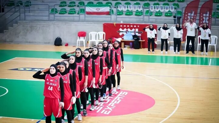 دختران نوجوان ایران قهرمان بسکتبال آسیا شدند