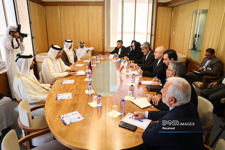 دیدار با رئیس مجلس قطر