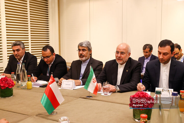 دیدار با رئیس مجلس عمان