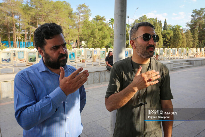 آیین بدرقه خادمان شهرداری اصفهان در اربعین حسینی به کربلا