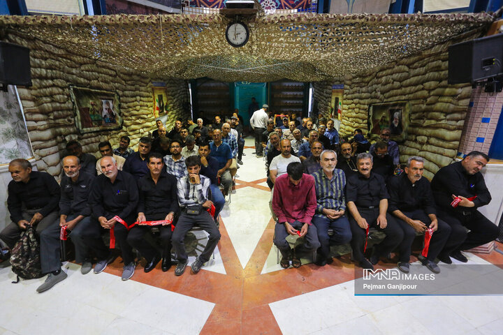 آیین بدرقه خادمان شهرداری اصفهان در اربعین حسینی به کربلا