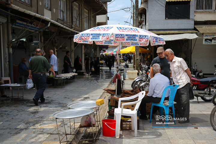 بازار ماهی فروشان لنگرود