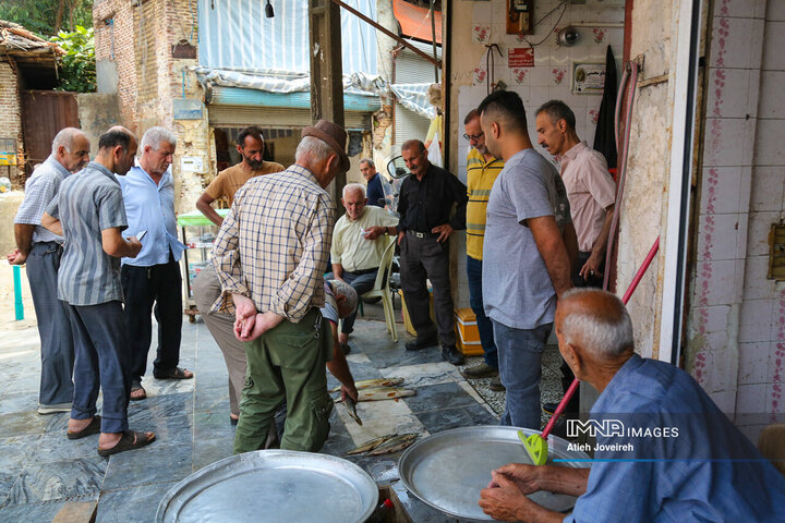 بازار ماهی فروشان لنگرود